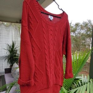 XL Old Navy cable knit sweater